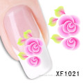 2016 New style XF series water transfer Artifical 3D nail decals tip nail art sticker